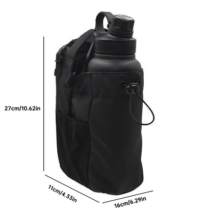 Magnetic Gym Bag with Phone Pocket – Large Capacity Water Bottle Pouch, Portable Workout Accessories Organizer